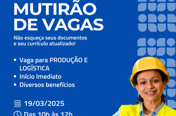 MUTIRÃO DE VAGAS