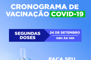 CRONOGRAMA DE VACINAÇÃO CONTRA A COVID-19
