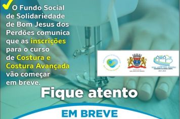 CURSO DE COSTURA AVANÇADA