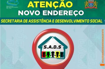 ATENÇÃO, NOVO ENDEREÇO!