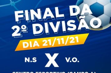  Final da 2° divisão do Campeonato Municipal de Futebol entre as equipes 