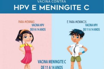 CAMPANHA DE VACINAÇÃO CONTRA HPV E MENINGITE C