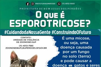 O QUE É ESPOROTRICOSE?