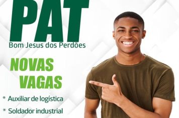 NOVAS VAGAS NO PAT