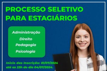 PROCESSO SELETIVO PARA ESTÁGIO