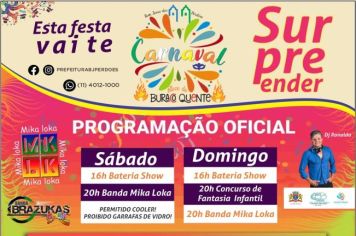 PROGRAMAÇÃO CARNAVAL