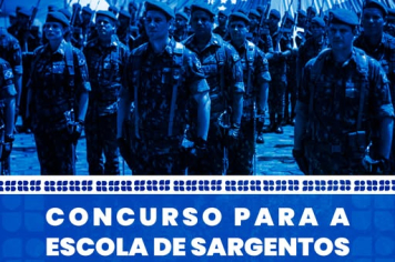 EXÉRCITO ABRE CONCURSO PARA ESCOLA DE SARGENTO