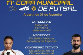 17ª COPA MUNICIPAL DE FUTSAL