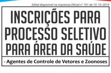 PROCESSO SELETIVO PARA SAÚDE