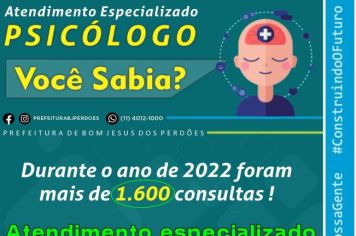 ATENDIMENTO ESPECIALIZADO PSICÓLOGO