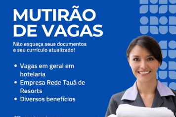 MUTIRÃO DE VAGAS