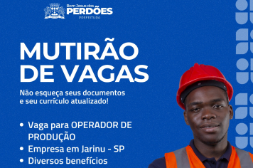 MUTIRÃO DE VAGAS