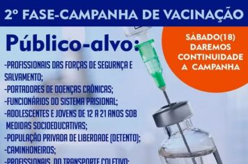 2a Fase de campanha contra influenza