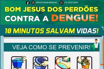 BOM JESUS DOS PERDÕES CONTRA A DENGUE