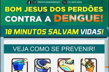 BOM JESUS DOS PERDÕES CONTRA A DENGUE