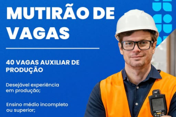 MUTIRÃO DE VAGAS