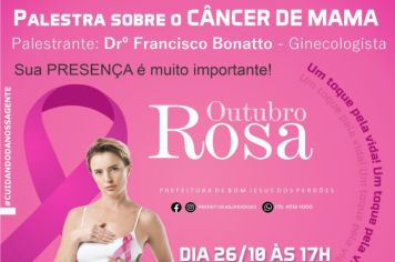 PALESTRA SOBRE O CÂNCER DE MAMA