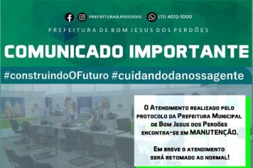 COMUNICADO IMPORTANTE!