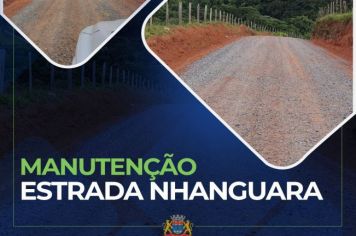 MANUTENÇÃO E SERVIÇOS NA ESTRADA NHANGUARA