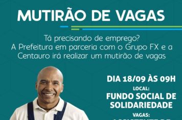 MUTIRÃO DE VAGAS