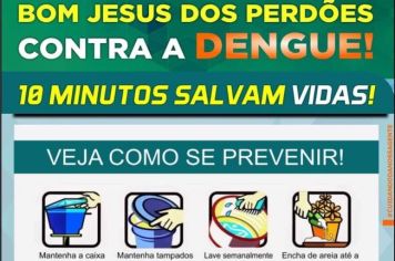 BOM JESUS DOS PERDÕES CONTRA A DENGUE