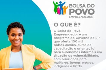 PREFEITURA DE BOM JESUS DOS PERDÕES ABRE INSCRIÇÕES PARA O PROGRAMA BOLSA EMPREENDEDOR