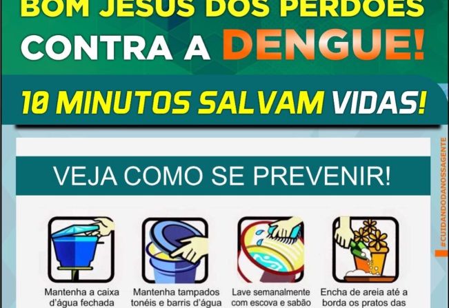 BOM JESUS DOS PERDÕES CONTRA A DENGUE