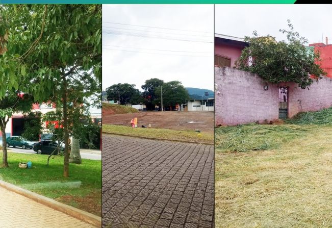  Limpeza e roçagem na praça Vicente de Almeida Passos 