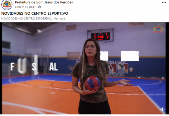 NOVIDADES NO CENTRO ESPORTIVO