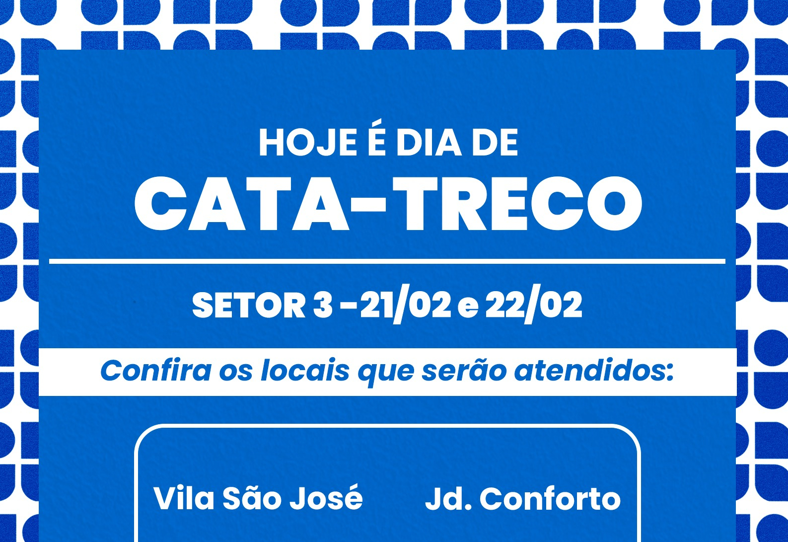 OPERAÇÃO CATA-TRECO