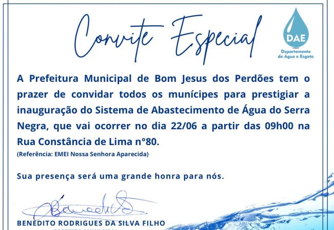 INAUGURAÇÃO