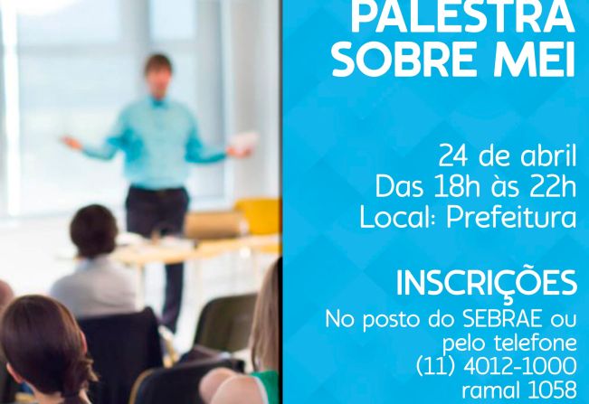 PALESTRAS SEBRAE