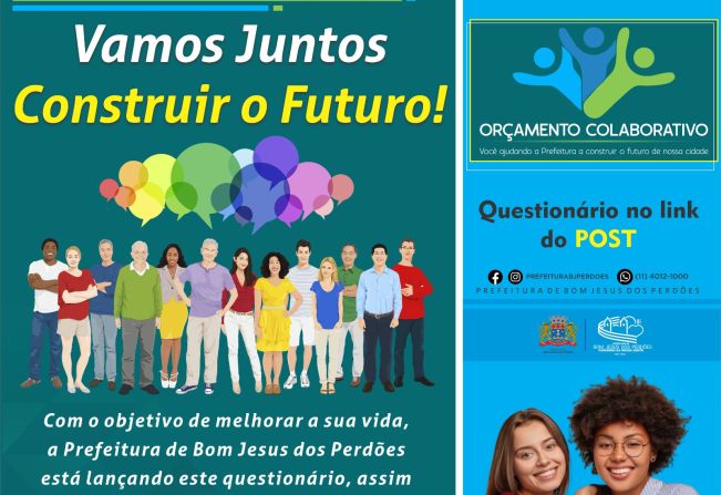 VAMOS JUNTOS CONSTRUIR O FUTURO!