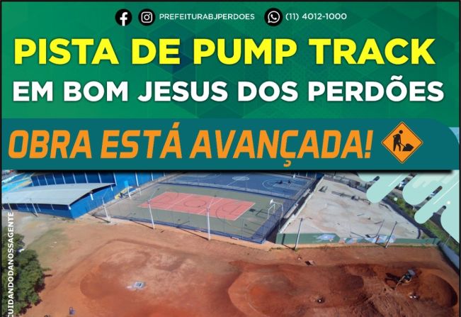 PISTA DE PUMP TRACK EM BOM JESUS DOS PERDÕES!