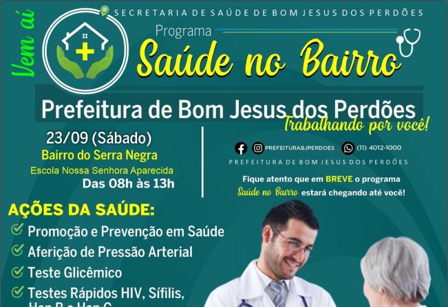 SAÚDE NO BAIRRO