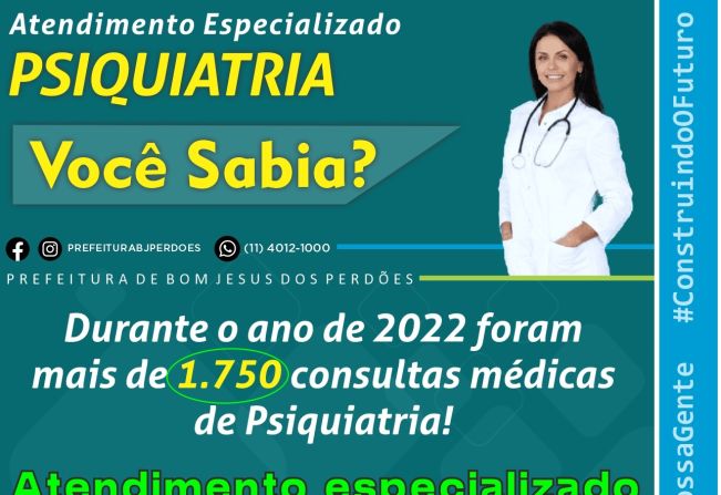 ATENDIMENTO ESPECIALIZADO PSIQUIATRIA