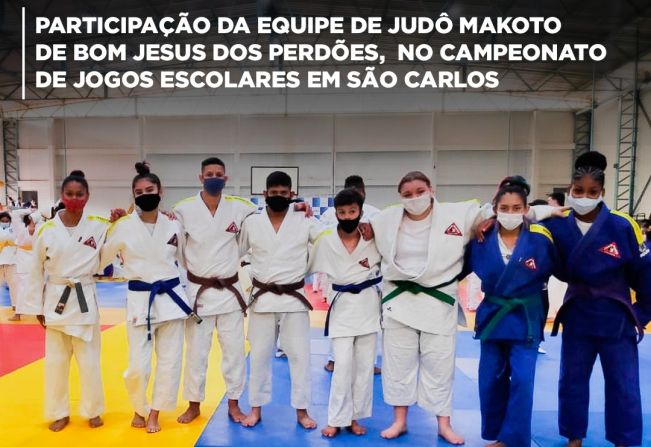 JUDOCAS DE BOM JESUS DOS PERDÕES PARTICIPAM DOS JOGOS ESCOLARES NA CIDADE DE SANTO ANDRÉ