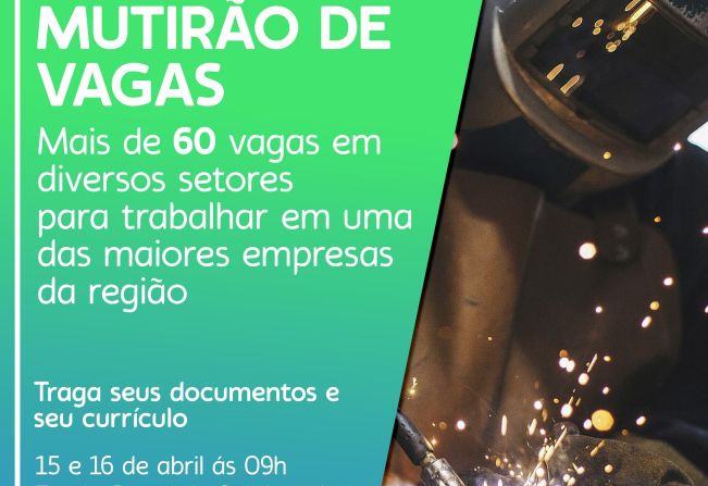 MUTIRÃO DE VAGAS