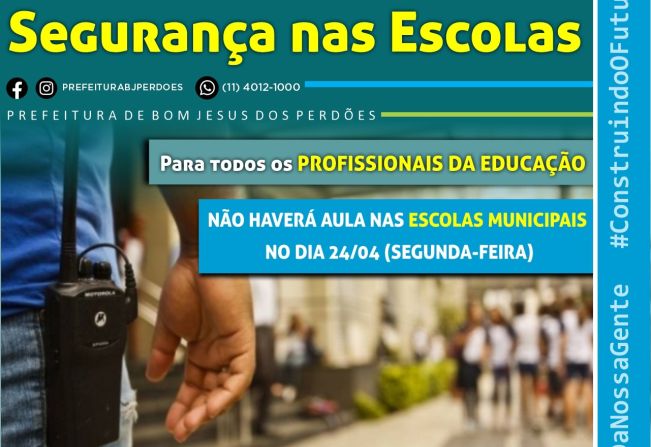 SEGURANÇA NAS ESCOLAS