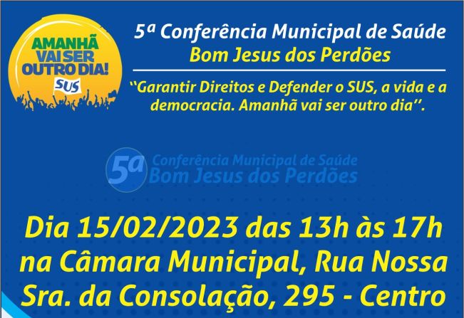 5º CONFERÊNCIA MUNICIPAL DA SAÚDE 