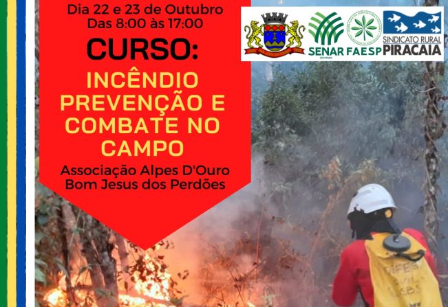 CURSO SOBRE INCÊNDIO PREVENÇÃO E COMBATE NO CAMPO