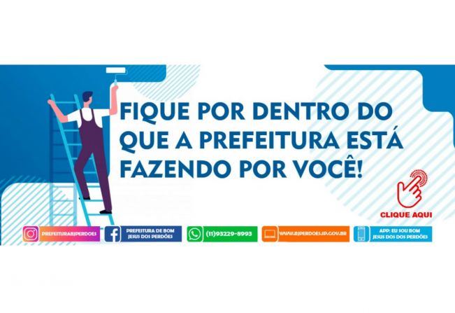 Fique por dentro do que a Prefeitura está fazendo por você