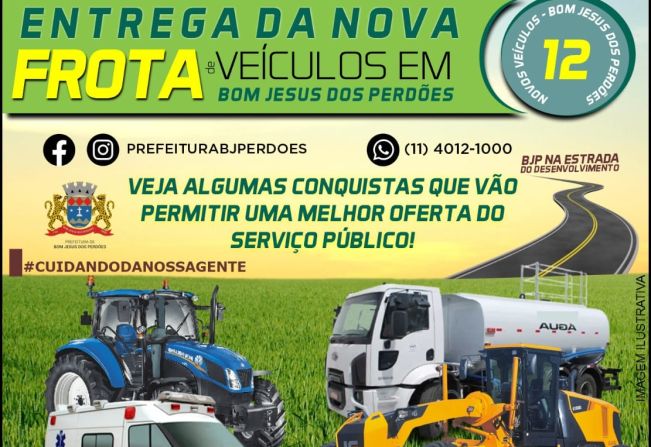 ENTREGA DA NOVA FROTA DE VEÍCULOS