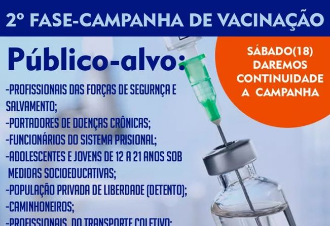 2a Fase de campanha contra influenza