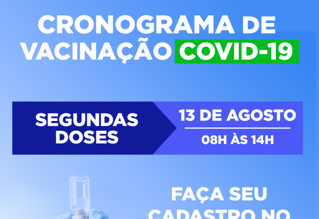 CRONOGRAMA DE VACINAÇÃO ATUALIZADO