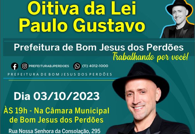 Oitiva da Lei Paulo Gustavo