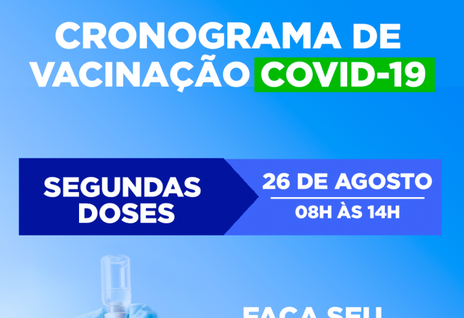 CRONOGRAMA DE VACINAÇÃO 26/08