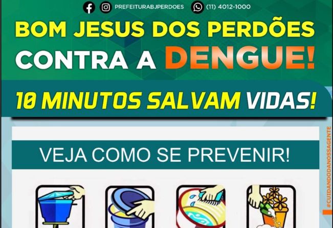 BOM JESUS DOS PERDÕES CONTRA A DENGUE