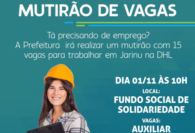 MUTIRÃO DE VAGAS