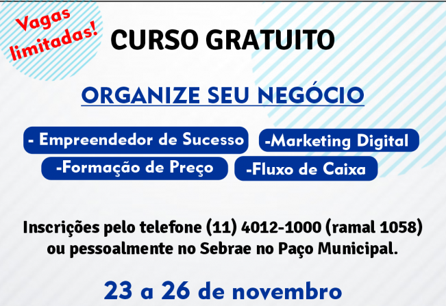 Curso Sebrae